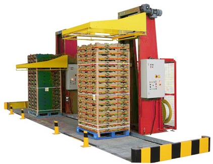 horizontale omsnoeringsmachine