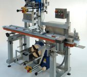 etiketteermachine voor bovenzijde en onderzijde etiketteren