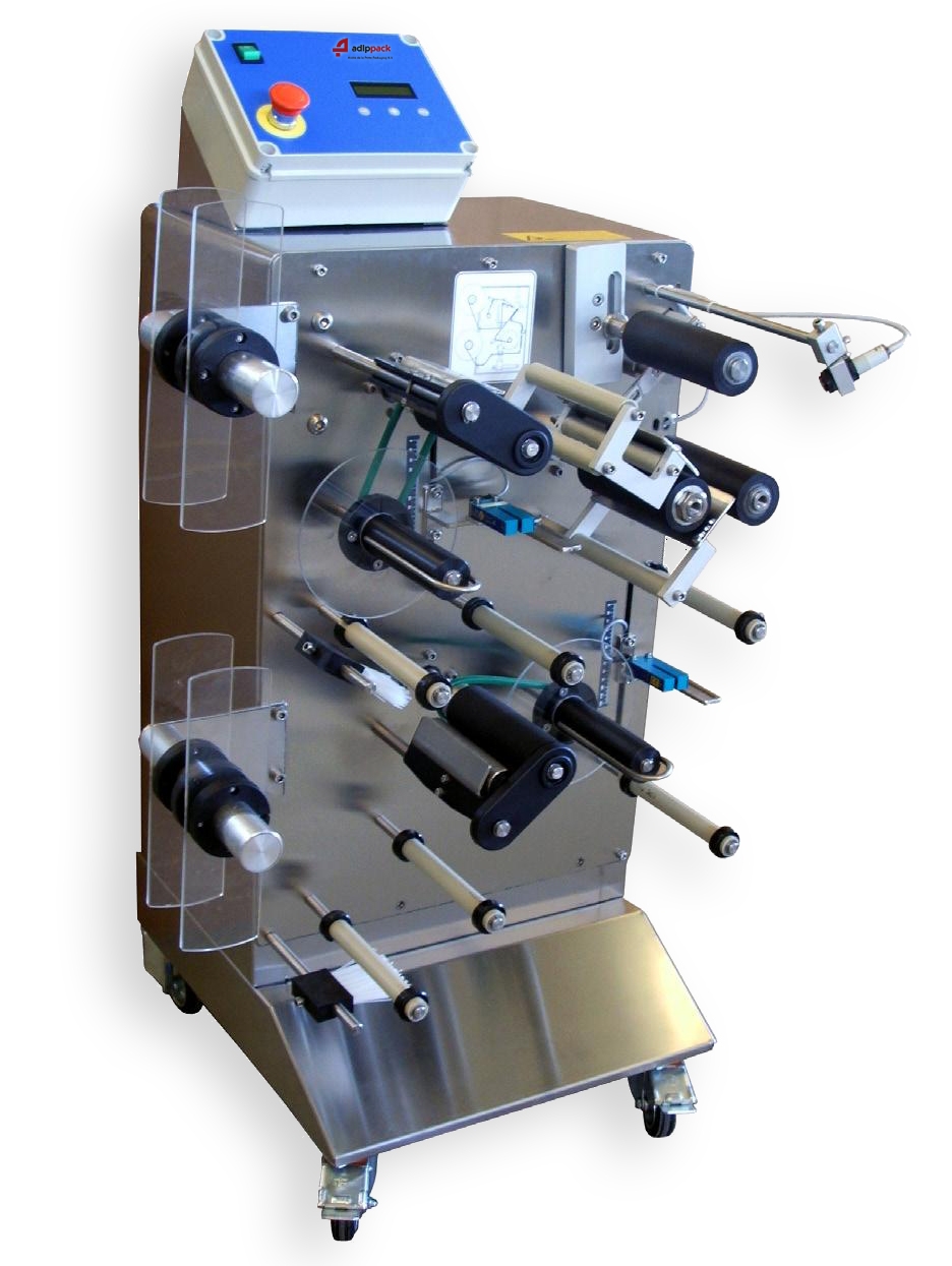 etiketteermachine, labelmachine, labeler, tweevoudig etiket, dubbel etiketteren, twee labels, twee etiketten